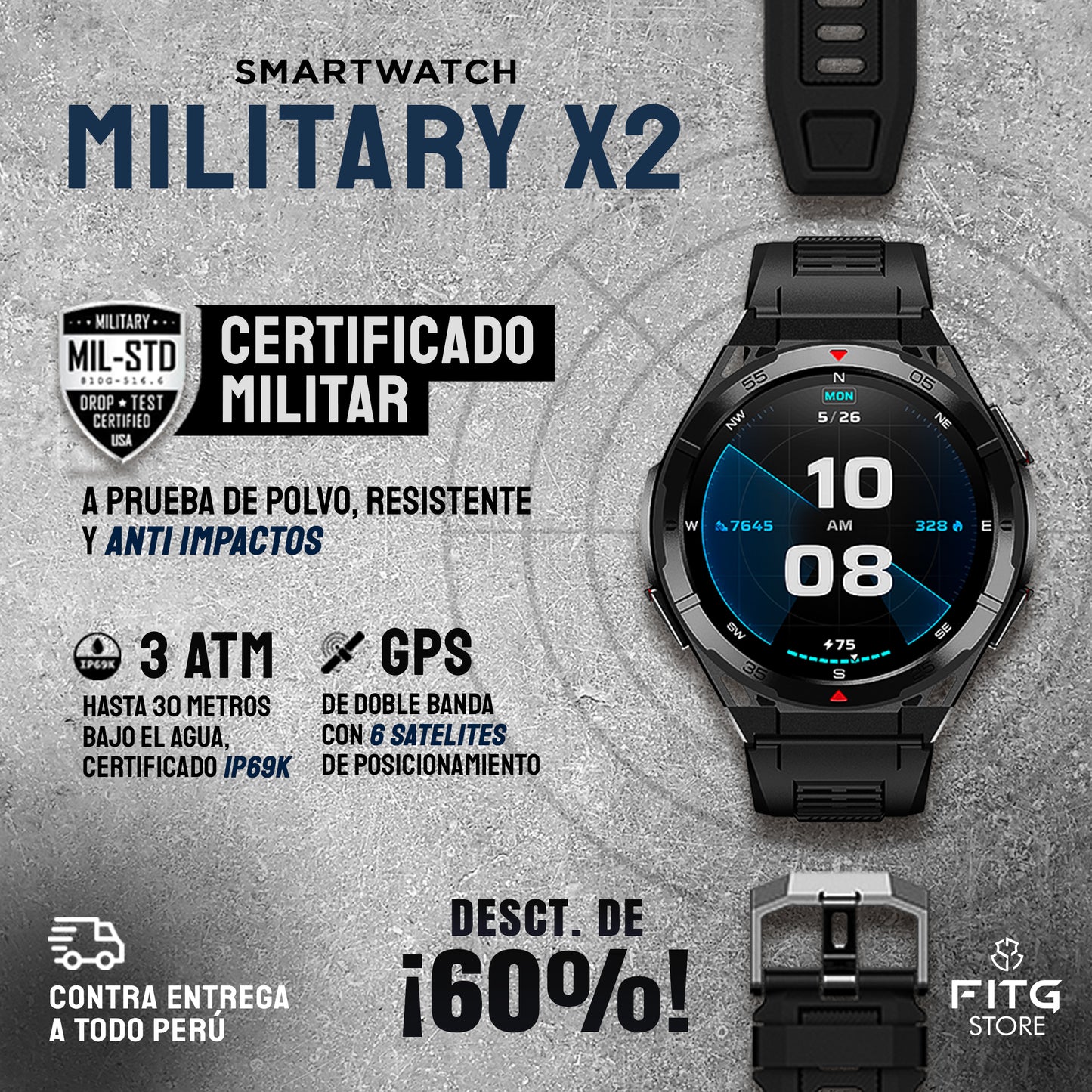 SMARTWATCH TANK X2 ACUATICO